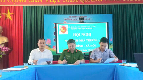 Hội nghị phối hợp Nhà Trường – Gia Đình – Xã Hội: Chung tay vì môi trường học tập an toàn